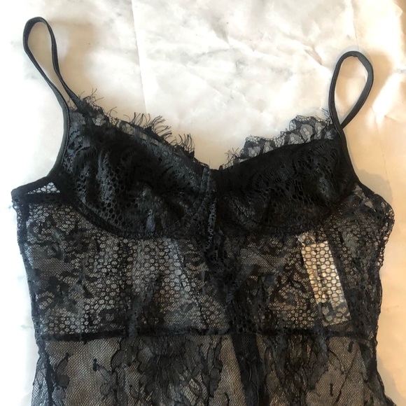 3/$20 Black lace mini dress - Picture 7 of 8